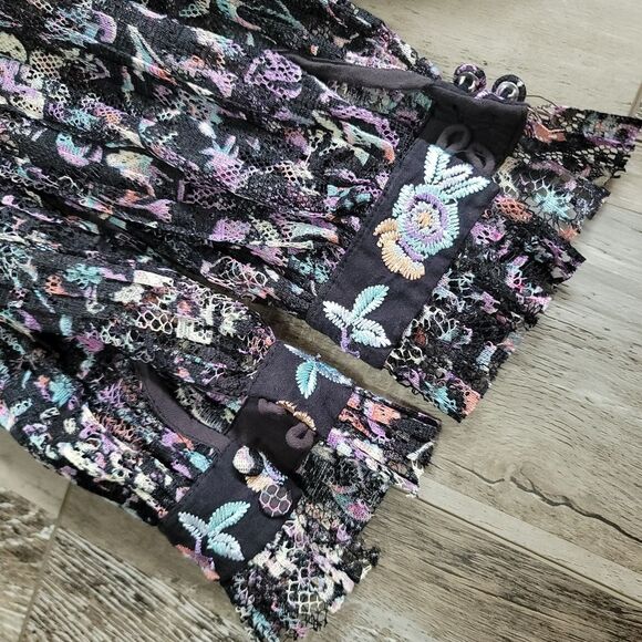 Free People Cherry Blossom Mini Dress Size 0 - Picture 11 of 12